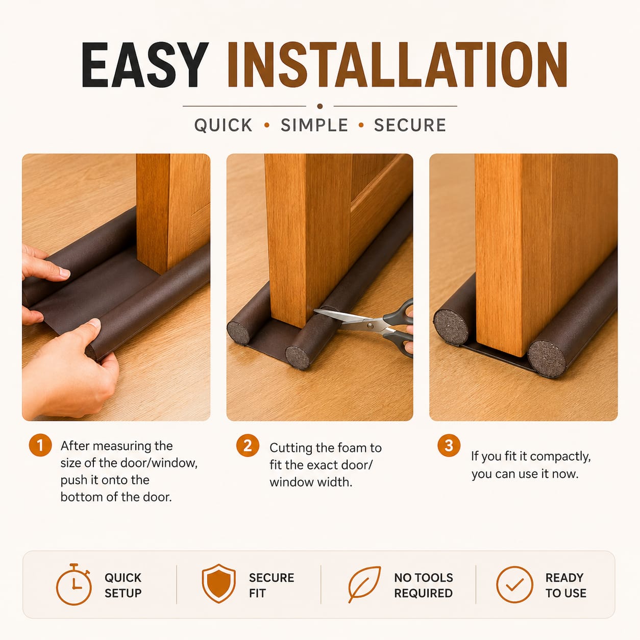 Door Seal Strip Gap Filler